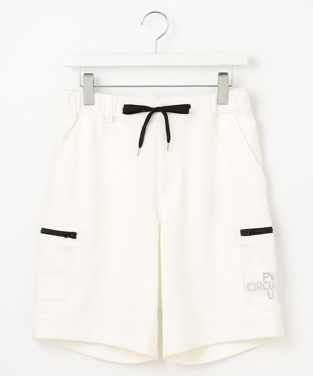 PW CIRCULUS 【MEN】ワッフルショーツ ホワイト系