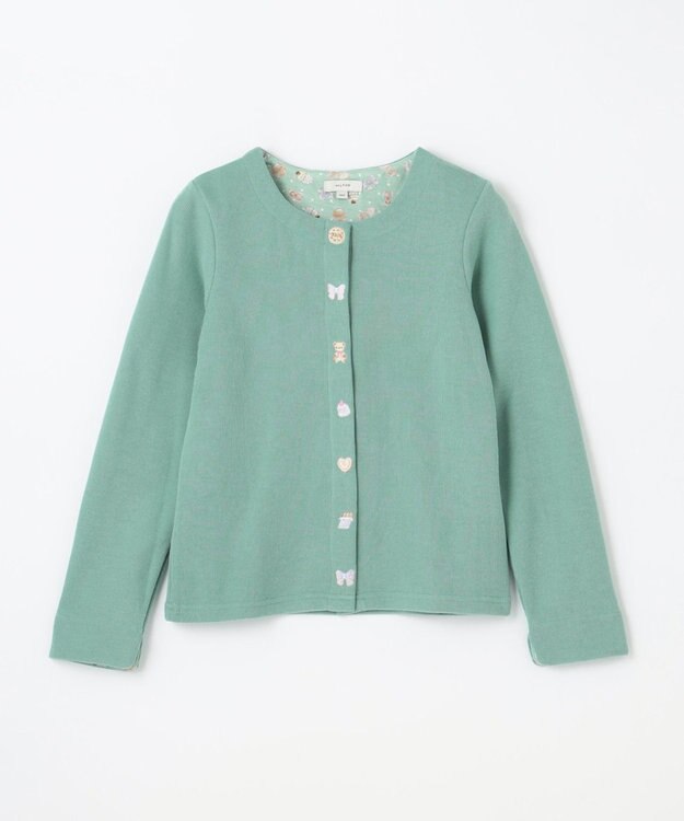 ANY KIDS スイーツ スナップボタン カーディガン ミント