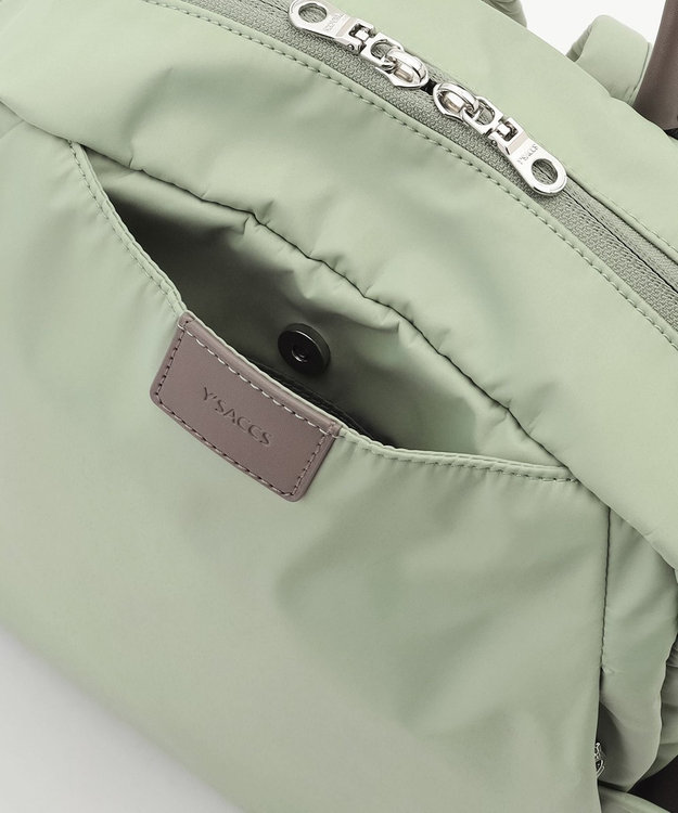 Y'SACCS 【ナイロンタフタ】トラベルデイパック ライトグリーン