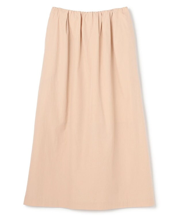 BEIGE， MALLOW / コットンタック イージーフレアスカート Beige