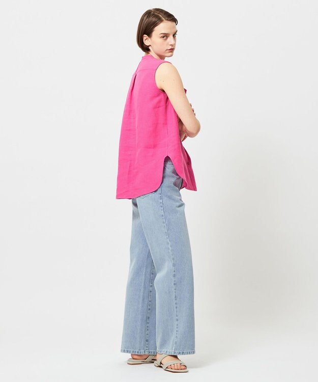 BEIGE， BASILE / バンドカラーシャツ Pink