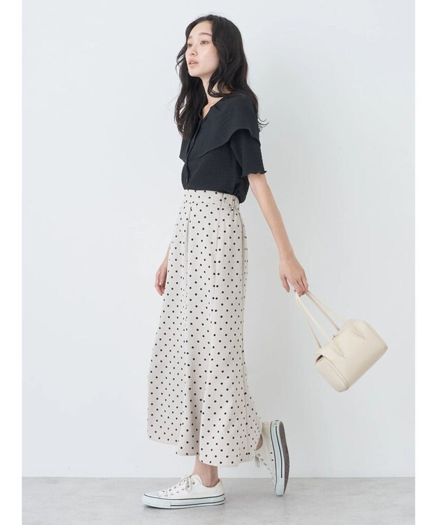 earth music&ecology ビッグカラーカットプルオーバー Black