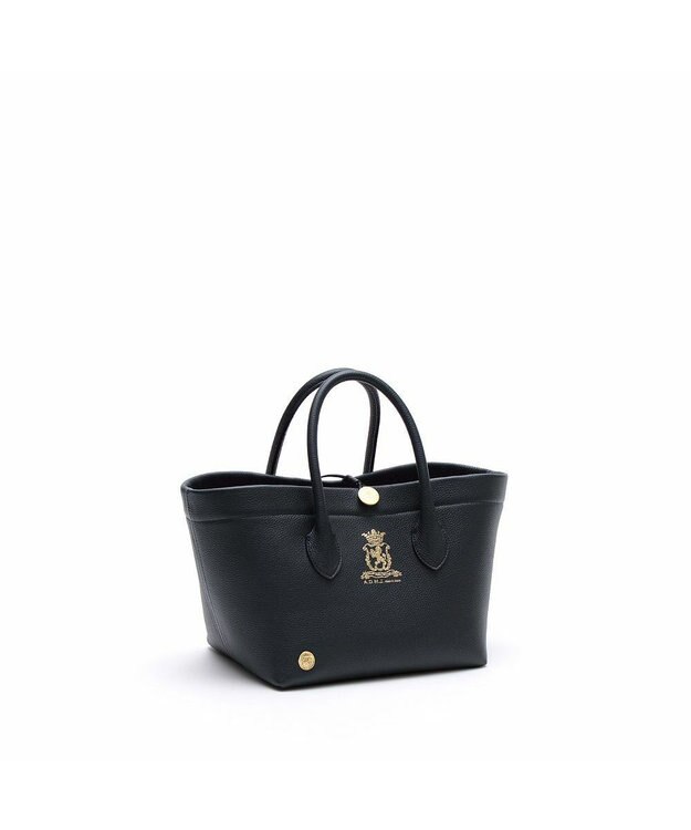 A.D.M.J. 【牛革】モーツァルト/スパニッシュレザーバイカラー金ボタントートS マリノ/マリノ