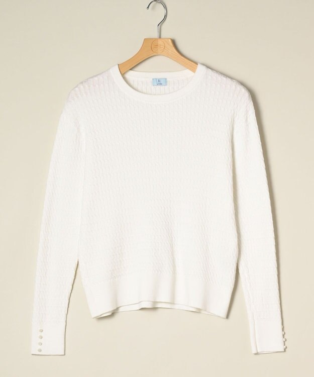 ONWARD Reuse Park 【組曲】ニット春夏 ホワイト