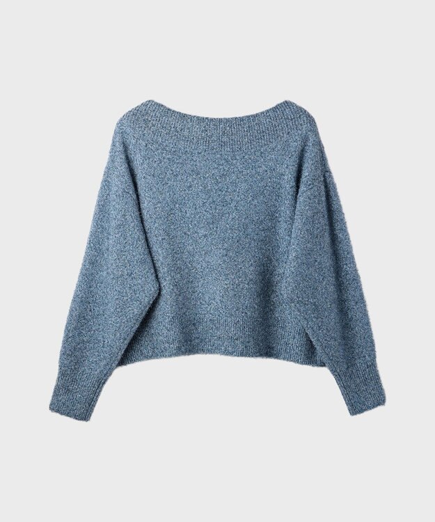 GRACE CONTINENTAL グリッターニットトップ ブルー
