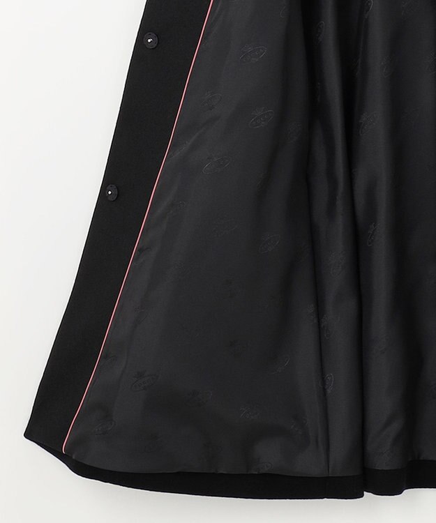 TOCCA 【WEB限定カラー有り】【消臭】MILKY PUFF リボンウールコート [WEB限定]ブラック系