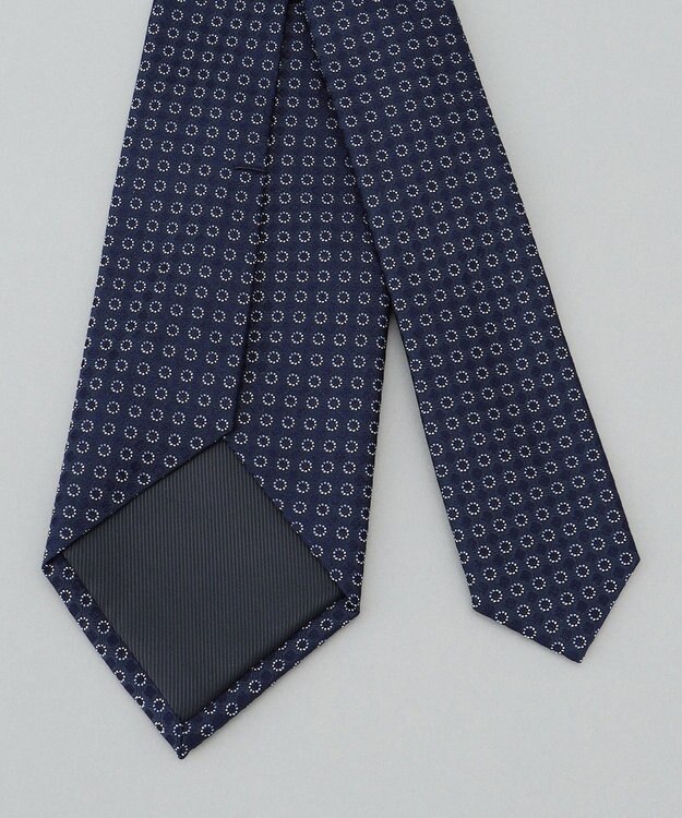 GOTAIRIKU 日本縫製/オリジナル柄【Fermo Fossati】ネクタイ_小紋柄 ネイビー系8