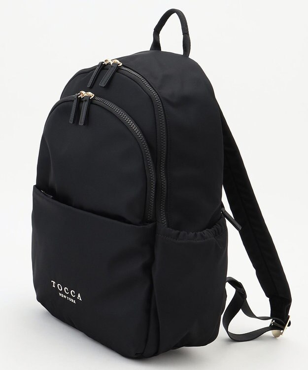 TOCCA 【WEB＆一部店舗限定】【A4サイズ対応・環境に優しい素材】COLLINA BACKPACK 13ポケット バックパック ブラック系