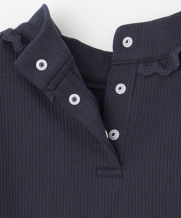 ANY KIDS ドッキング チュール ワンピース ネイビー×ホワイト