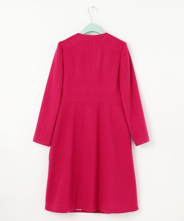 TOCCA 【WEB限定カラー有り】【消臭】MILKY PUFF リボンウールコート オールドローズ系