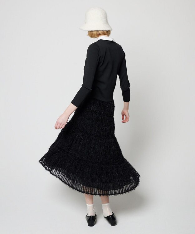 TOCCA 【洗える！】RADIANT BEAUTYスカート ブラック系