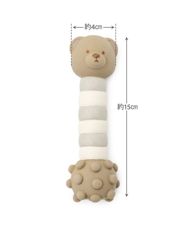 PET PARADISE ペットパラダイス くまちゃん  ラテックス トイ 《ブラウン》 ブラウン