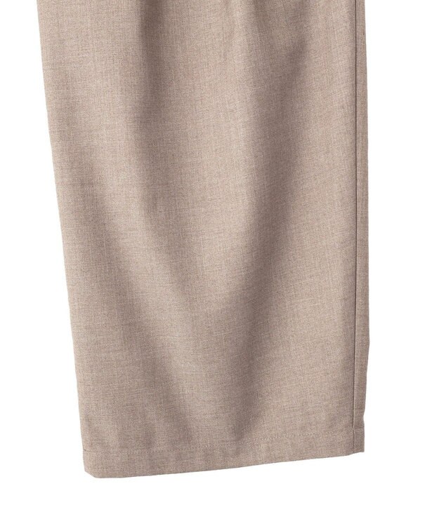 CRAFT STANDARD BOUTIQUE ＜セレモニー＞フロントタックカーブパンツ Beige Mixture
