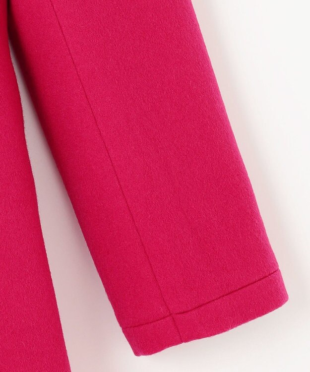 TOCCA 【WEB限定カラー有り】【消臭】MILKY PUFF リボンウールコート オールドローズ系