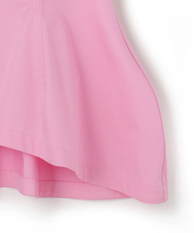 uncrave コットンクロスプレーン ペプラムジレブラウス ピンク