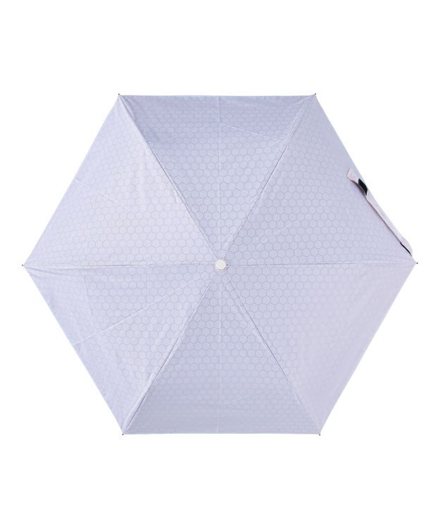 MOONBAT ハニカム断熱パラソル グラデーション 折りたたみ傘 晴雨兼用 日傘 一級遮光 UV オフホワイト