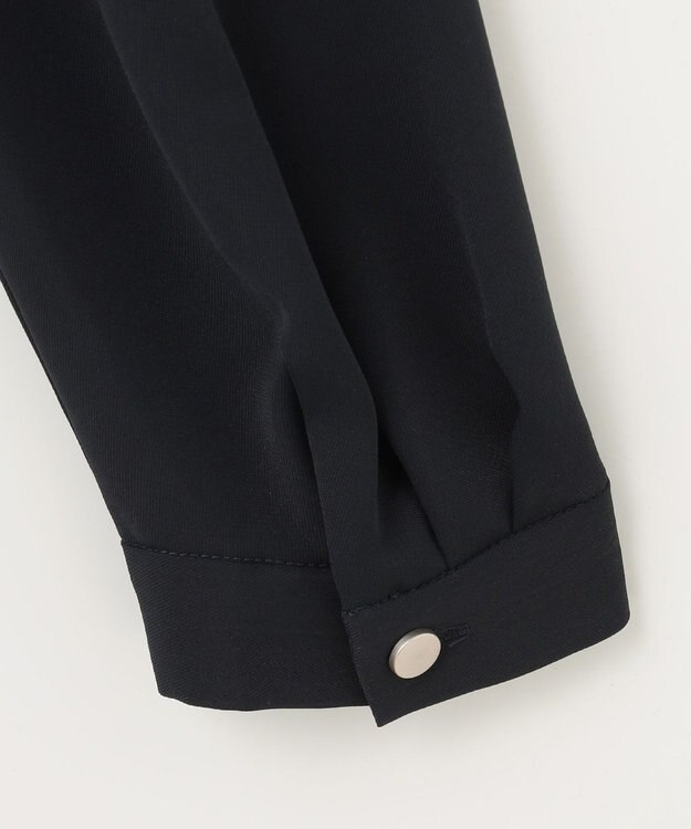 ANY SIS 【洗える】フロントタック ワンピース ネイビー