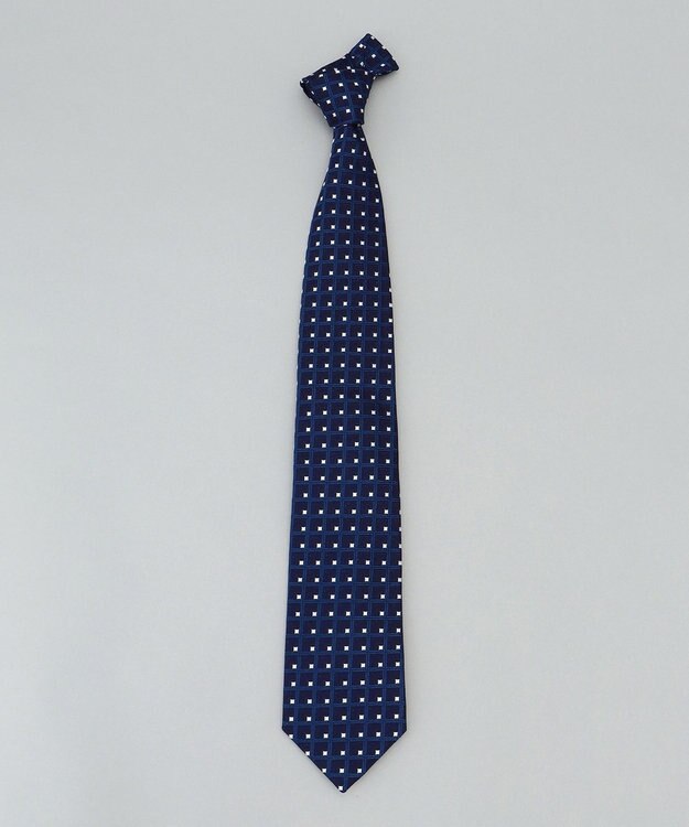 GOTAIRIKU 日本縫製/オリジナル柄【Fermo Fossati】ネクタイ_小紋柄 ネイビー系8