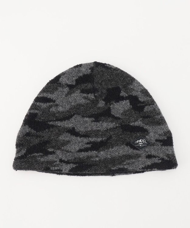 JOSEPH ABBOUD MOUNTAIN 【UNISEX】ラムウール×モールカモフラージュ ニットキャップ グレー系7