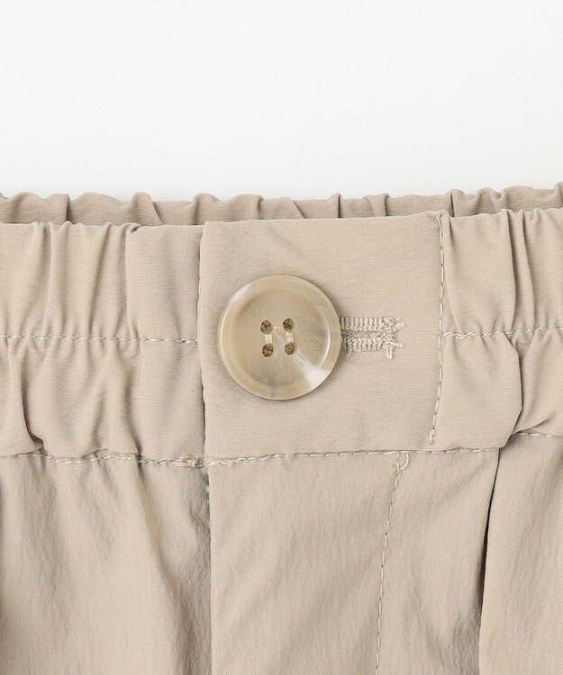 ANY L 【洗濯機可/ウエストゴム】撥水バレルパンツ サンド