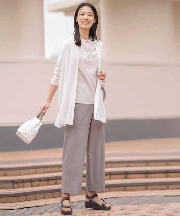 J.PRESS LADIES シェル ネックレス ホワイト系