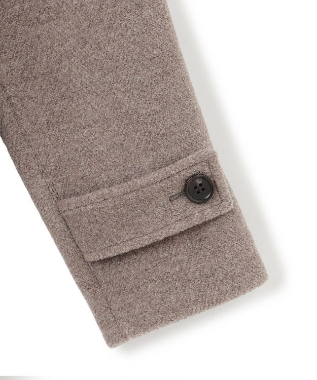 JOSEPH HOMME 【LEON 掲載】【HIGH GRADE LINE】ウールトリプルパイル　ステンカラーコート ベージュ系