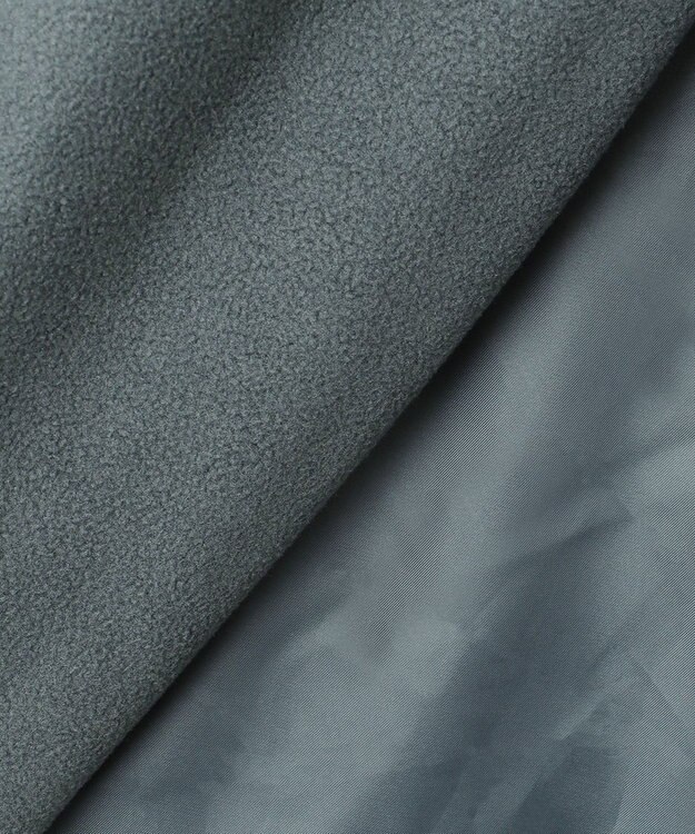 J.PRESS YORK STREET 【UNISEX】ナイロンワッシャーステンカラーコート スモーキーグリーン系