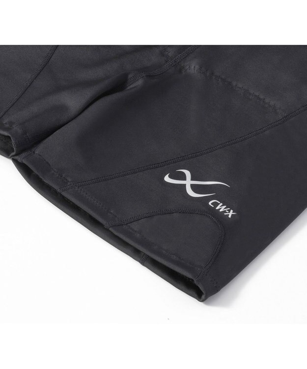 CW-X  【WOMEN】マラソンタイツ　股関節サポート　ショート丈　/ワコール　HZY489 ブラック