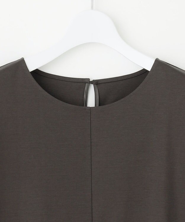 23区 S 【GLOW8月号掲載/洗える】スムースコンビジャージー ランタンスリーブ カットソー ブラウン