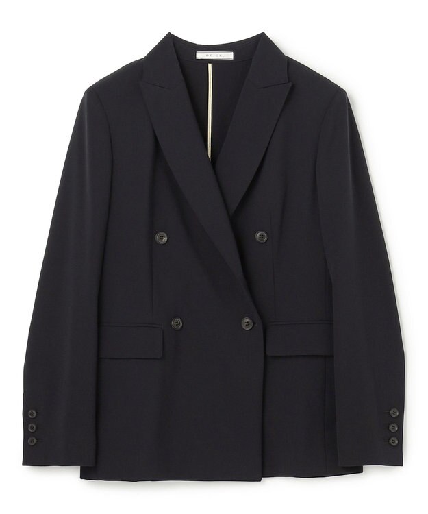 BEIGE， 【セットアップ対応】SPHENE / ダブルブレストピークドラペルジャケット Navy