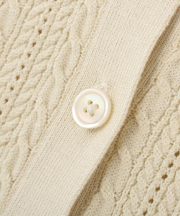 AMERICAN HOLIC 【BEVERLY HILLS POLO CLUB】ニットカーディガン Ivory