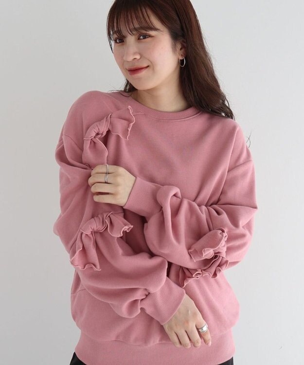 Green Parks ・ＳＵＧＡＲ　ＳＰＯＯＮ　リボンスウェット Pink