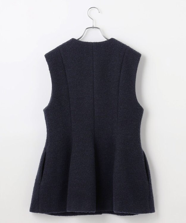 #Newans ポッテリ―シルエットジレ ネイビー