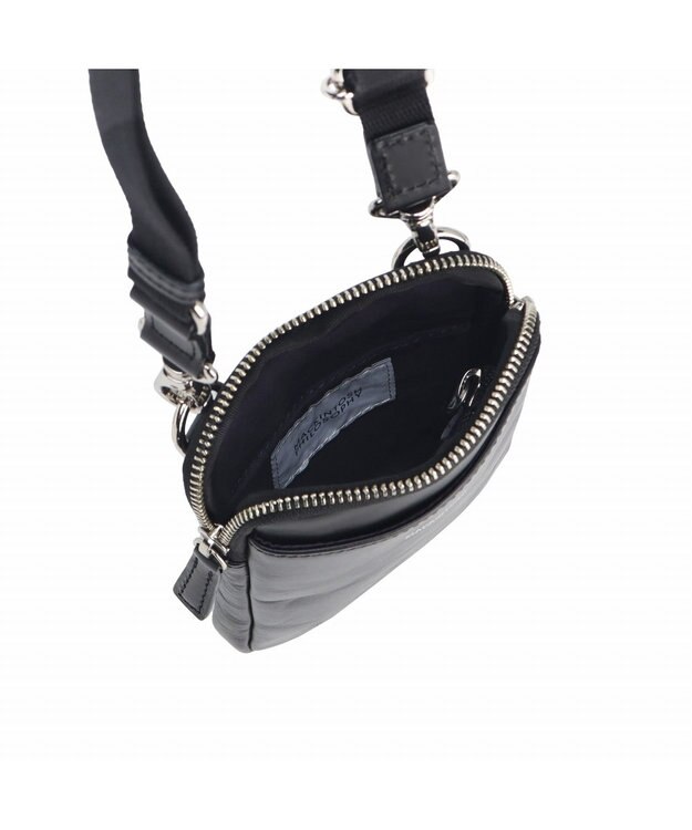 ACE BAGS & LUGGAGE MACKINTOSH PHILOSOPHY ブレイヴァル スマートフォン ショルダーバッグ 本革 73121 マッキントッシュフィロソフィー ブラック