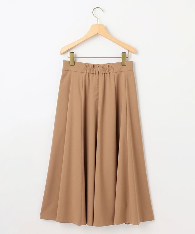 組曲 【ご好評につき追加予約 / 加藤ローサさん着用】ハンサムツイルフレア スカート ベージュ系