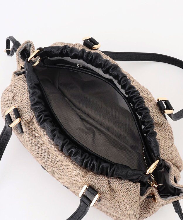 LA BAGAGERIE シャーリング2WAYサマーバッグ　mini グレージュ