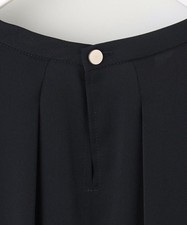 ANY SIS 【洗える】フロントタック ワンピース ネイビー