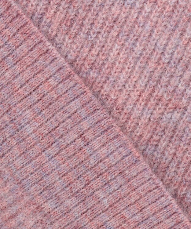 組曲 【WEB限定】モヘヤブレンド ビジューライク刺繍ニット ピンク系