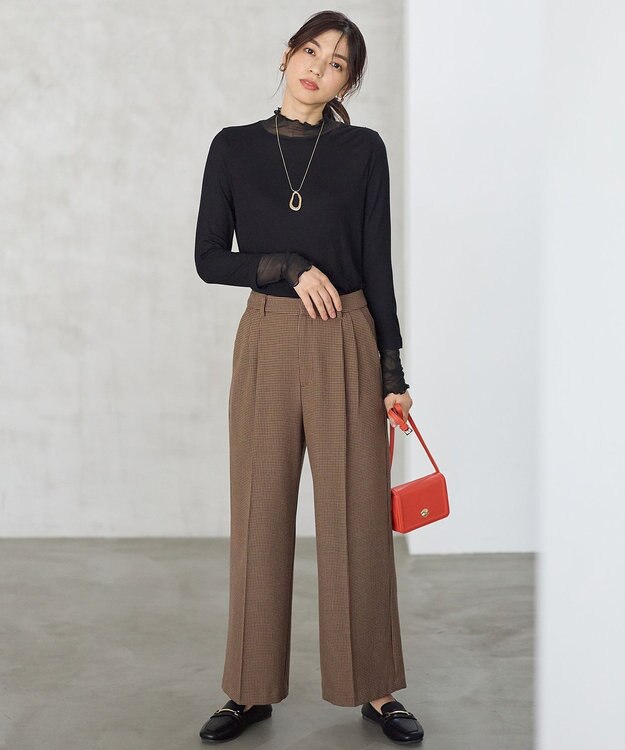 ANY L 【新色追加】シアーコンビタートル ブラック