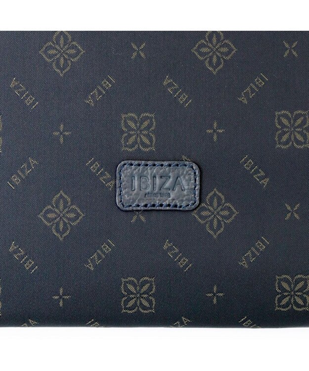 IBIZA ロゴナイロン　ショルダーバッグ ピンクベージュ