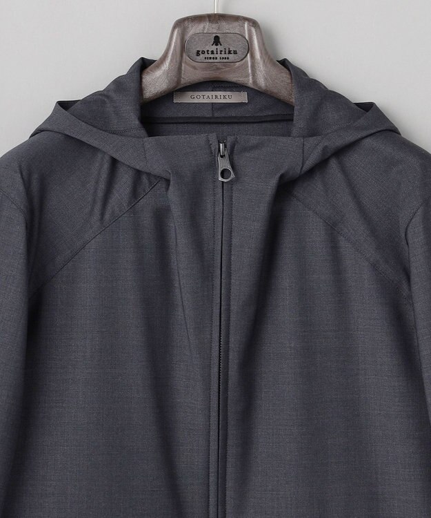 GOTAIRIKU カジュアルセットアップ対応【洗える/ストレッチ】YUNSA ライトパーカ グレー系
