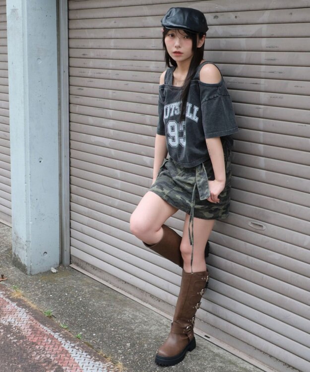 WEGO ドッキングドロストショートT スミクロ