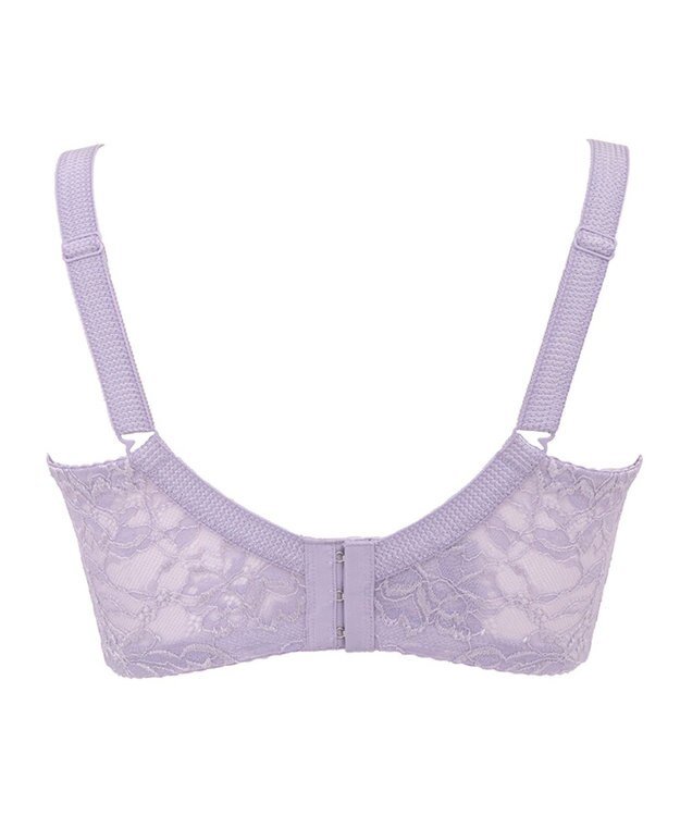 BRADELIS New York 【BRADELIS New York/コンパクト補整】サポートバックラインブラ23S1 グラマーさん向け 脇や背中をスッキリさせる補正ブラ ラベンダー