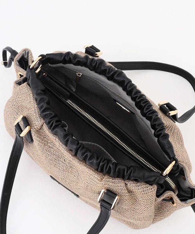 LA BAGAGERIE シャーリング2WAYサマーバッグ　mini グレージュ