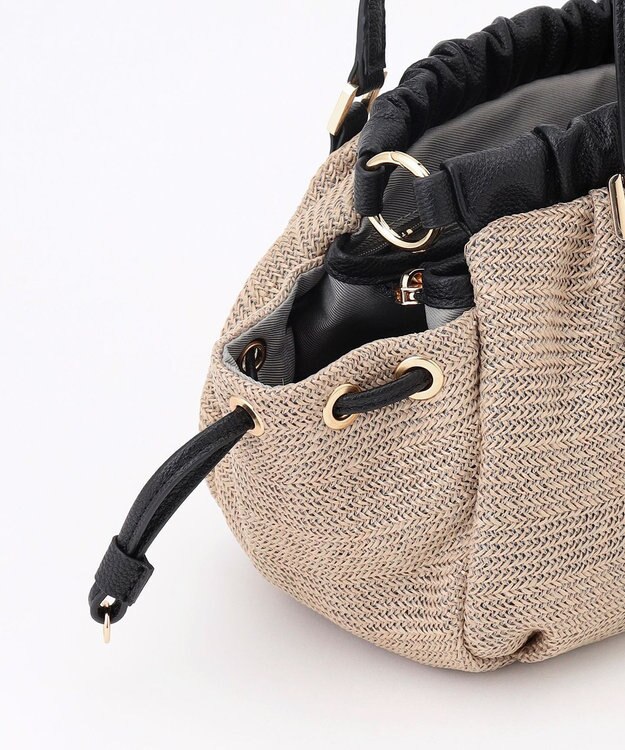 LA BAGAGERIE シャーリング2WAYサマーバッグ　mini グレージュ