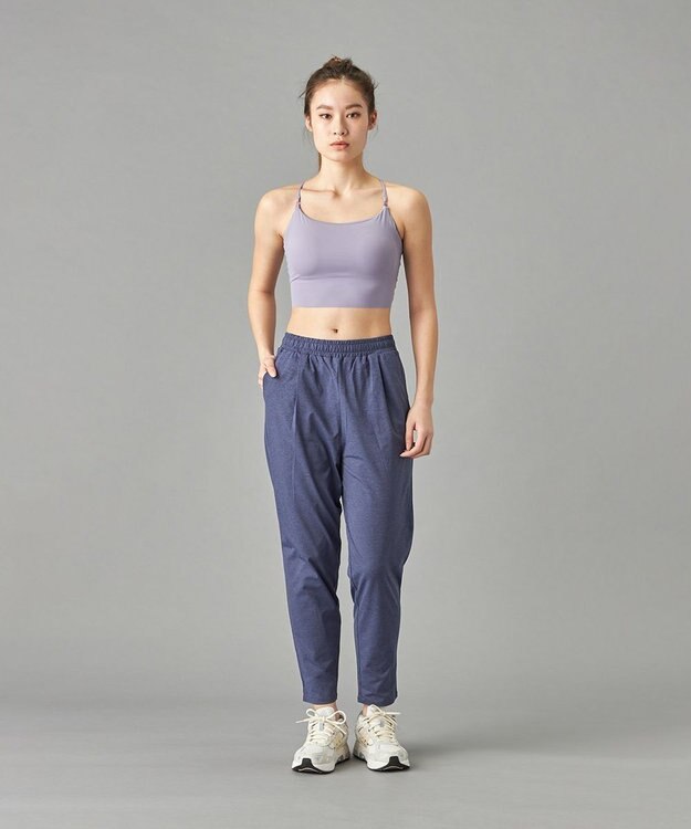 Chacott EazyCare＋テーパードパンツ ネイビー