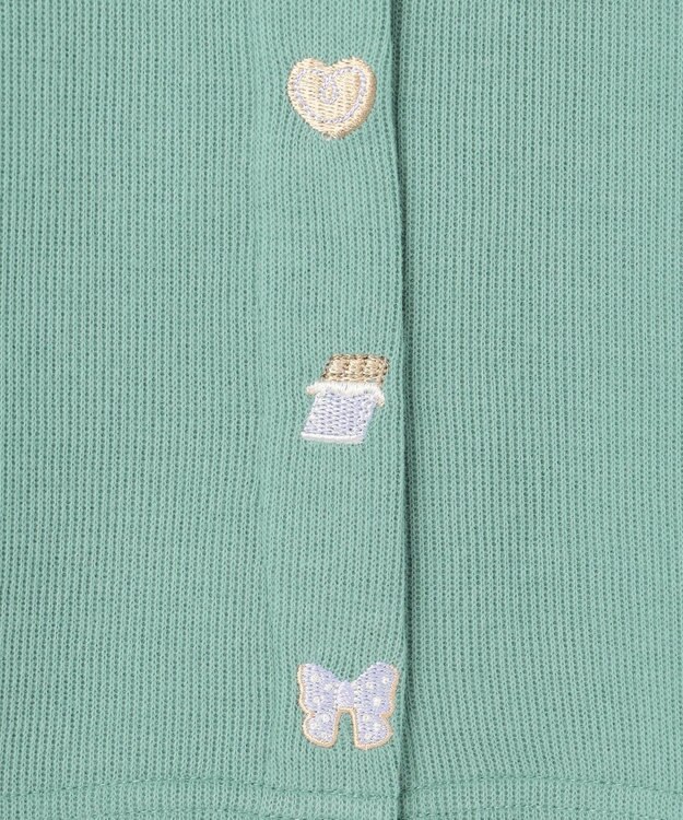 ANY KIDS スイーツ スナップボタン カーディガン ミント