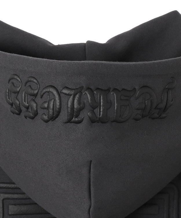 WEGO 【裏起毛/セットアップ対応】グラフィック裏起毛ZIPビッグパーカー グレー