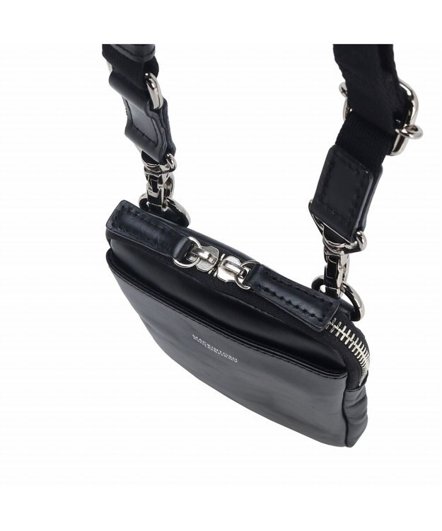 ACE BAGS & LUGGAGE MACKINTOSH PHILOSOPHY ブレイヴァル スマートフォン ショルダーバッグ 本革 73121 マッキントッシュフィロソフィー ブラック