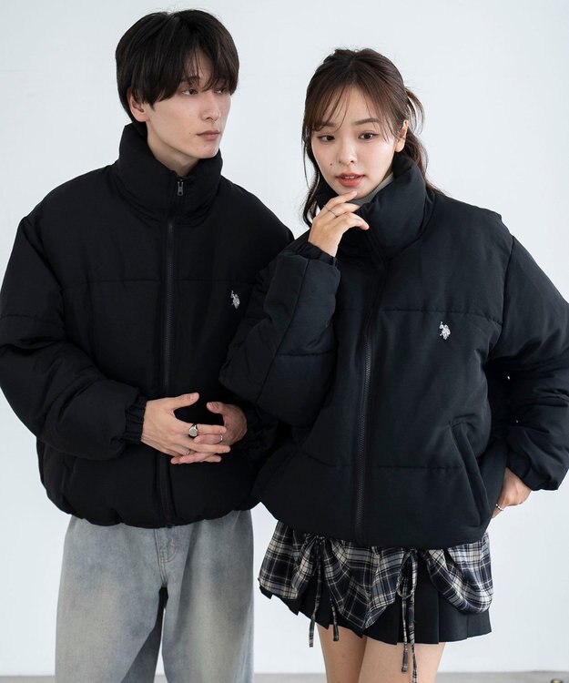 WEGO 【WEB限定/Sサイズ新登場/お気に入り登録者数5万人越えの大人気アイテム】U.S. POLO ASSN.別注パデッドジャケット